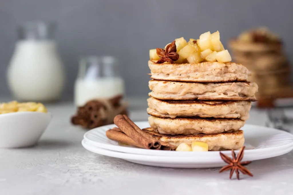 Apfelpfannkuchen ohne Ei